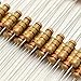 WINGONEER 300PCS 1/2W Watt 1% Carbon Film Resistors Assorted Kit Set 30 Values 1 ohm~ 3M ohm