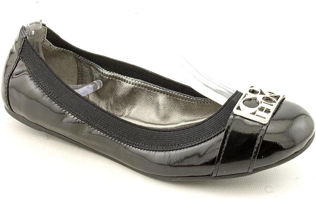 black patent leather flats amazon