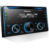 Pioneer FH-S520BT Double Din CD Car Stereo, Bluetooth, USB/AUX, AM/FM Radio | CD Receiver, FLAC, 13-Band EQ, 50W x 4, Voice Control, Front, Rear/SW Selectable RCA Preouts
