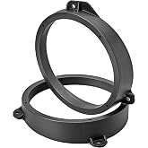 RED WOLF Front Door Speaker Adapter 6.5 Inch for Select 2008-2020 Subaru Forester Impreza Outback WRX/STI Install 6-1/2" Aftermarket Audio Speaker Spacer Ring Bracket 2 PCS