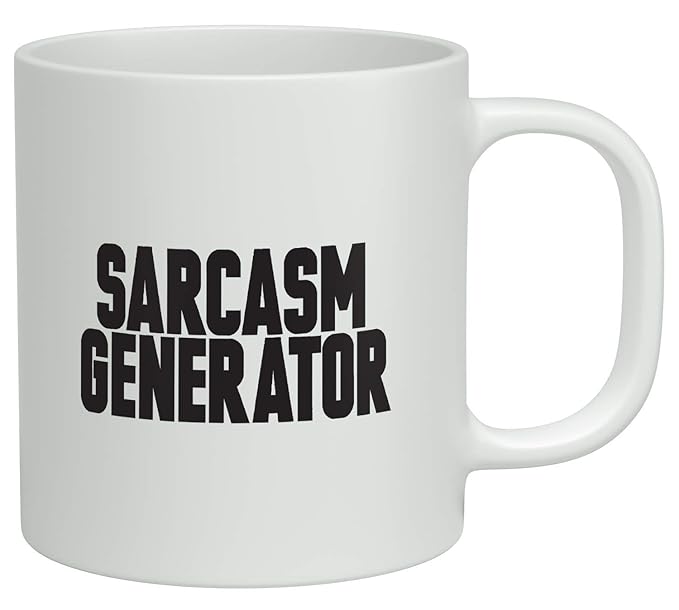 Amazon.com: Dozili Funny Coffee Mug - Sarcasm Generator ...