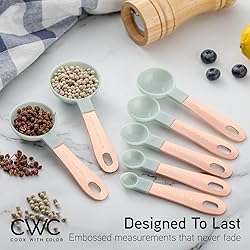 COOK WITH COLOR 12 PC Measuring Cups Set and