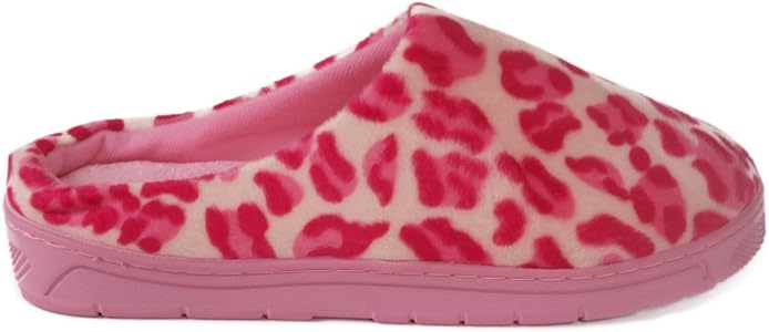 pink leopard print slippers