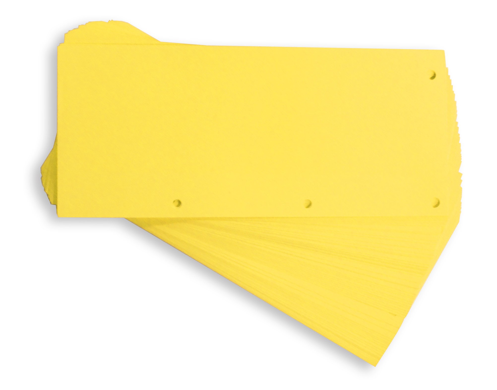 Elba 400014010 Insert Strips Duo, Neutral 240 x 105 mm Pack of 160 g/m² Box 60 Kraft Card Yellow