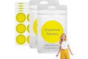 GENERIC Dopamine Patches, 30 * 2 Vegan Skin Kind Dopamine Happy Patches, Transdermal Patch with 5-HTP for Men and Women (2Packs 60pcs)