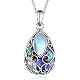 Zunxinsan Hummingbird Gifts 925 Sterling Silver Hummingbird Necklace Cute Animal Jewelry Gifts for Women