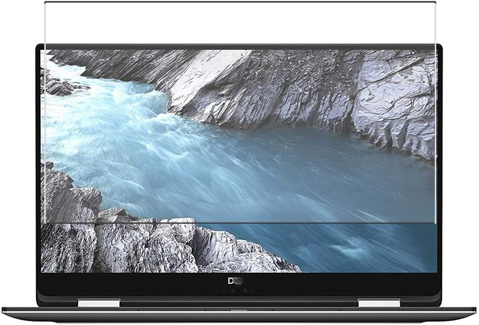 Puccy Tempered Glass Screen Protector Film, compatible with Dell XPS 15 2-in-1 (9575) 2018 15.6