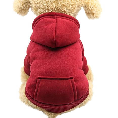 Hundebekleidung, Bluelucon Haustier Hoodie warme Fleece Puppy Coat Bekleidung Warme Hundepullover, Sweater Gestrickter Pullov