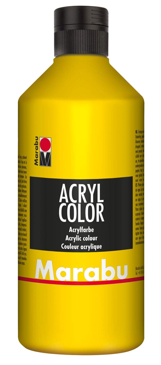 Marabu Acrylic Color, 500 ml yellow