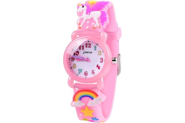 VAPCUFF Girls Watch - 3D Cartoon Waterproof Toddler Watch, Gifts for Girls Age 2-8 Toys for 3 4 5 6 7 Year Old Girls - Kids Gifts