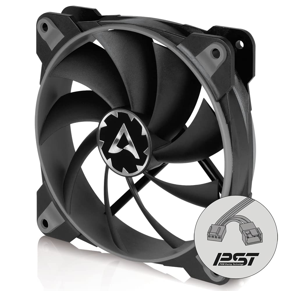 ARCTIC BioniX F120-120 mm Gaming Case Fan with PWM Sharing Technology (PST), quiet motor, Computer, 200-1800 RPM - Grey