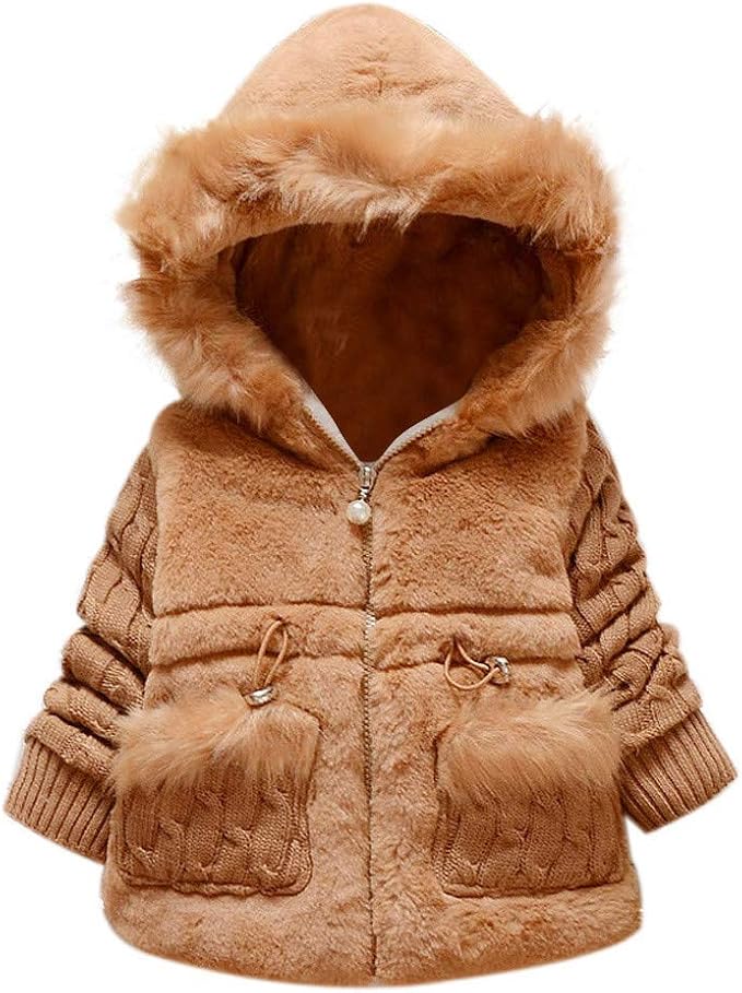 Kids Puffer Coat, DaySeventh Toddler Kids Baby Girl Winter Jacket Warm