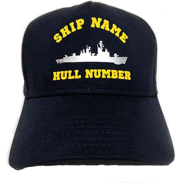 軍艦内ショップ購入　未使用　USS Ponce LPD-15 キャップ ネイビー EC USS Ponce LPD-15 Ship HAT - Navy Blue - Veteran Owned Business