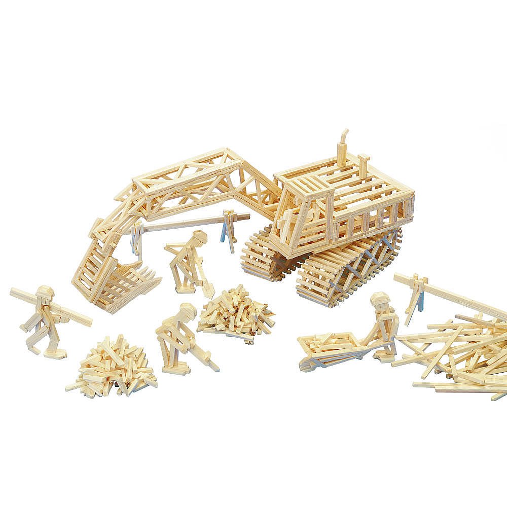 Matchitecture 6641 Mechanical Digger and Shovel Toy