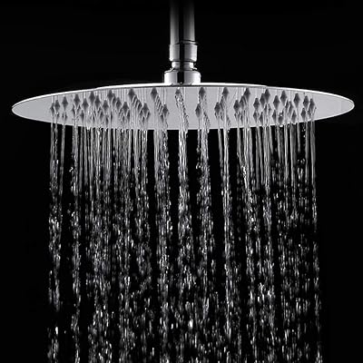 XIFIRY 8 Inch Round Rain Shower Head 304 Stainless Steel High Pressure Chrome