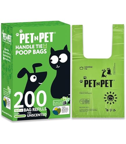thumbnail image 2 of REX Certified Compostable Dog Poop Bags | 90 Count Plant-Based Bags | 14.5x7.5 Extra Long Easy-Tie Handles 2 of 8