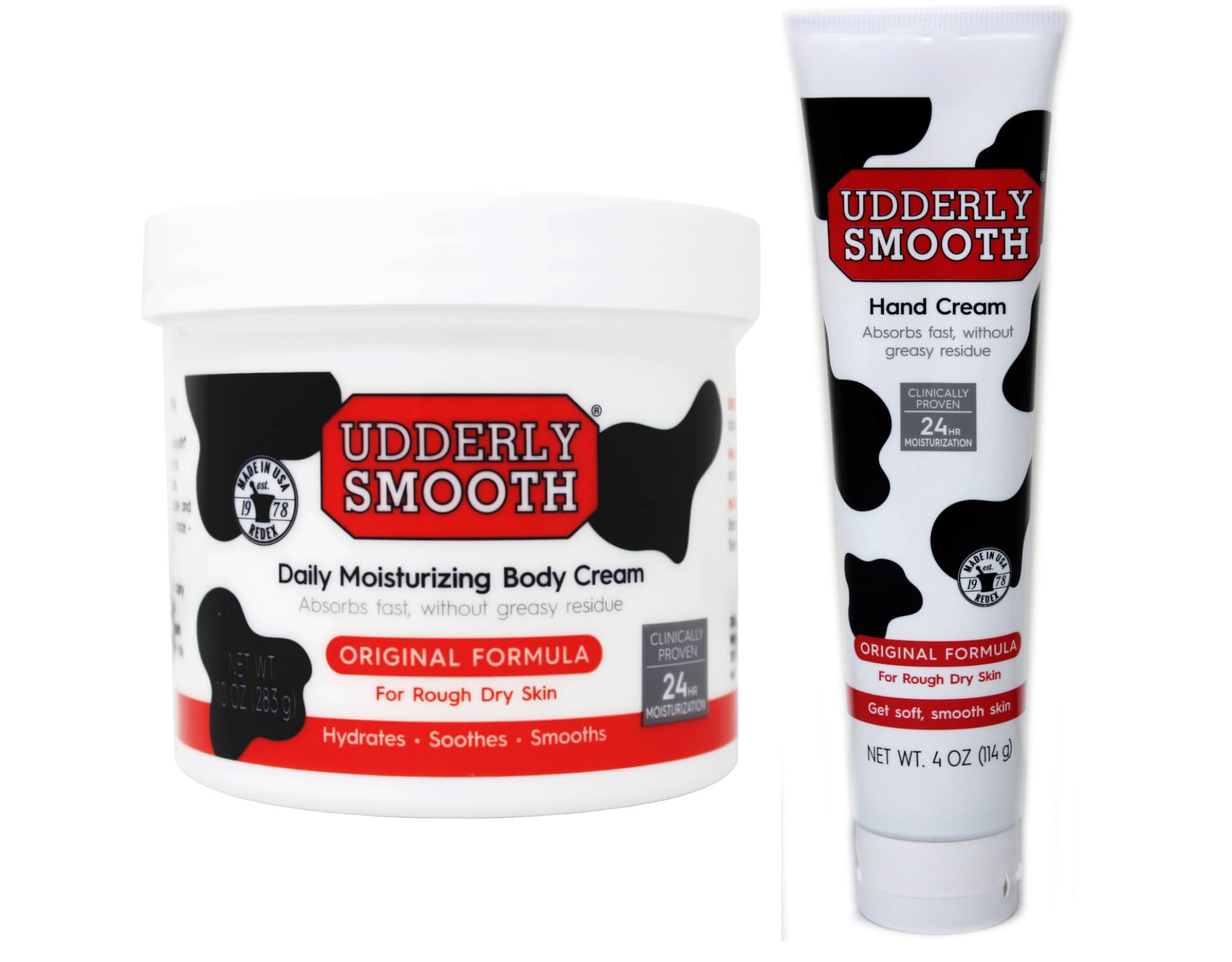 Udderly Smooth Duo Pack, Udder Body Cream Plus Udder Cream, 16 Ounce