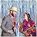ShiDianYi Tinsel Foil Fringe-Backdrop-3FTX8FT- Metallic Door Window Curtain Party Decoration (Royal Blue)