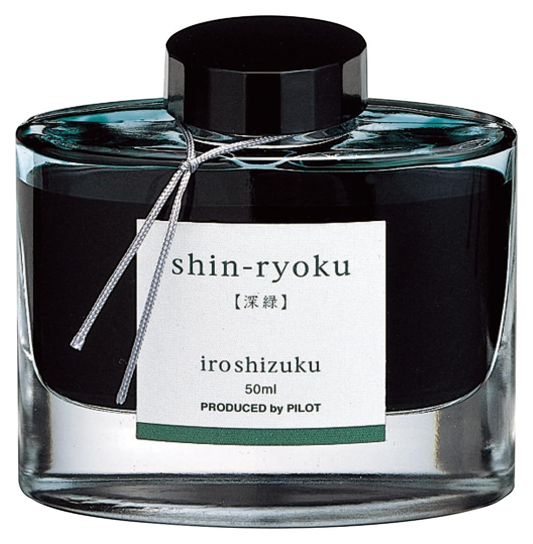 Pilot Iroshizuku Fountain Pen Ink - 50 ml Bottle - Shin-ryoku Deep Green