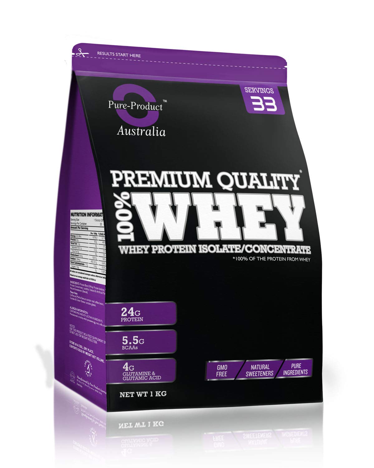 Pure Product Australia Whey Protein Isolate and Concentrate Powder