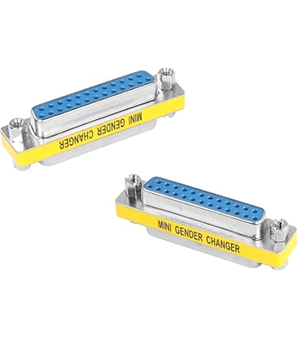 Sourcingmap 4pcs DB25 maschio/femmina Port D-Sub connettore alloggiamento kit di montaggio della