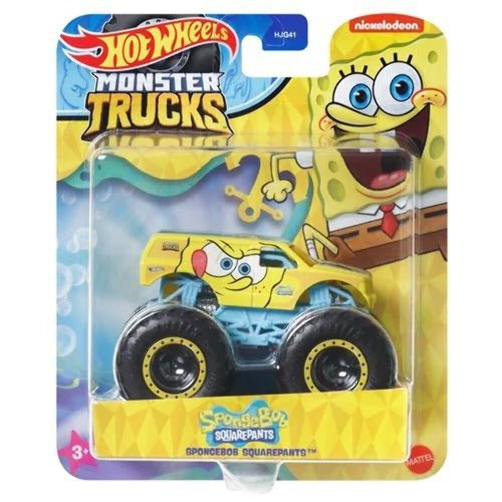 Hot Wheels Spongebob Squarepants Monster Trucks Series