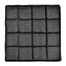 king's deal 17.5 x 17.5 inches Cushion for Office Chair Car Home Cushion (Black)