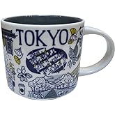 Starbucks Been There Series Tokyo Ceramic Coffee Mug, 14 Oz