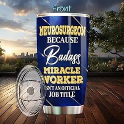 MONIZILUCKY Neurosurgeon Tumbler Stainless Steel