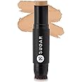 SUGAR Cosmetics Ace Of Face Foundation Stick with Inbuilt Brush - 40 Breve (Medium Beige, Warm Undertone) Full Coverage Waterproof Matte Finish