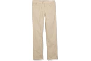 Nautica Girls School Uniform Twill Skinny Pants, Comfortable Stretch Material, Wrinkle & Fade Resistant