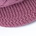 HINDAWI Winter Hats for Women Girls Warm Wool Knit Snow Ski Skull Cap with Visor (Purple)