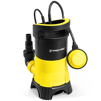 TROTEC TWP 4025 E Schmutzwasser Klarwasser Tauchpumpe, 400 Watt Leistung