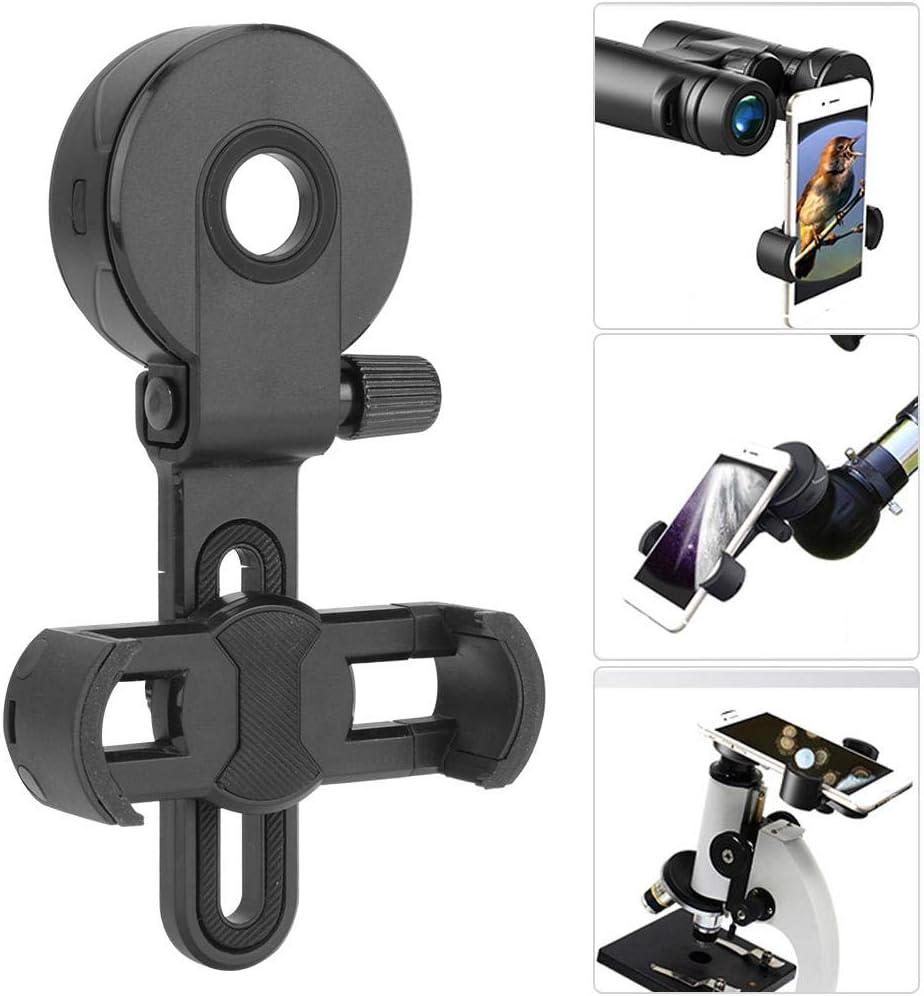 Cell Phone Adapter Mount, 6cm-10.5cm Smartphone Clamp Mount Universal for Binocular Monocular, Astronomical Telescope, Microscope - Image 4