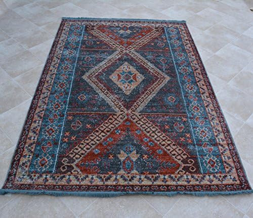 Glamour Carpets Modern Multi-Colour Tribal Carpet Antique Traditional Kilim Rug Small Medium Large (120X170)