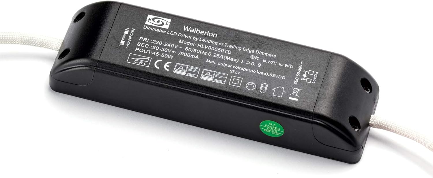 PATIKIL 36W 300mA LED Alimentatore, AC 85-265V Uscita 72-126 DC Maschio Connettore Costante Corrente Raddrizzatore Trasformatore Esterno Alimentazione Per Lampade LED Soffitto Lampada - Foto 8