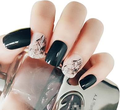 Faux Ongles Mis 24 Pièces Faux Ongles Touche élégante