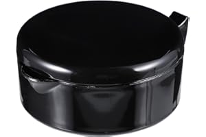 Luxshiny Multi-function Large Delicate Ink Plate with Lid and Brush Rest, Black Calligraphy Ink Dish