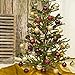 KI Store Champagne Christmas Balls 34pcs 1.57-Inch Small Christmas Tree Decoration Ornaments for Xmas Tree Holiday Wreath Garland Decor Ornaments Hooks Included
