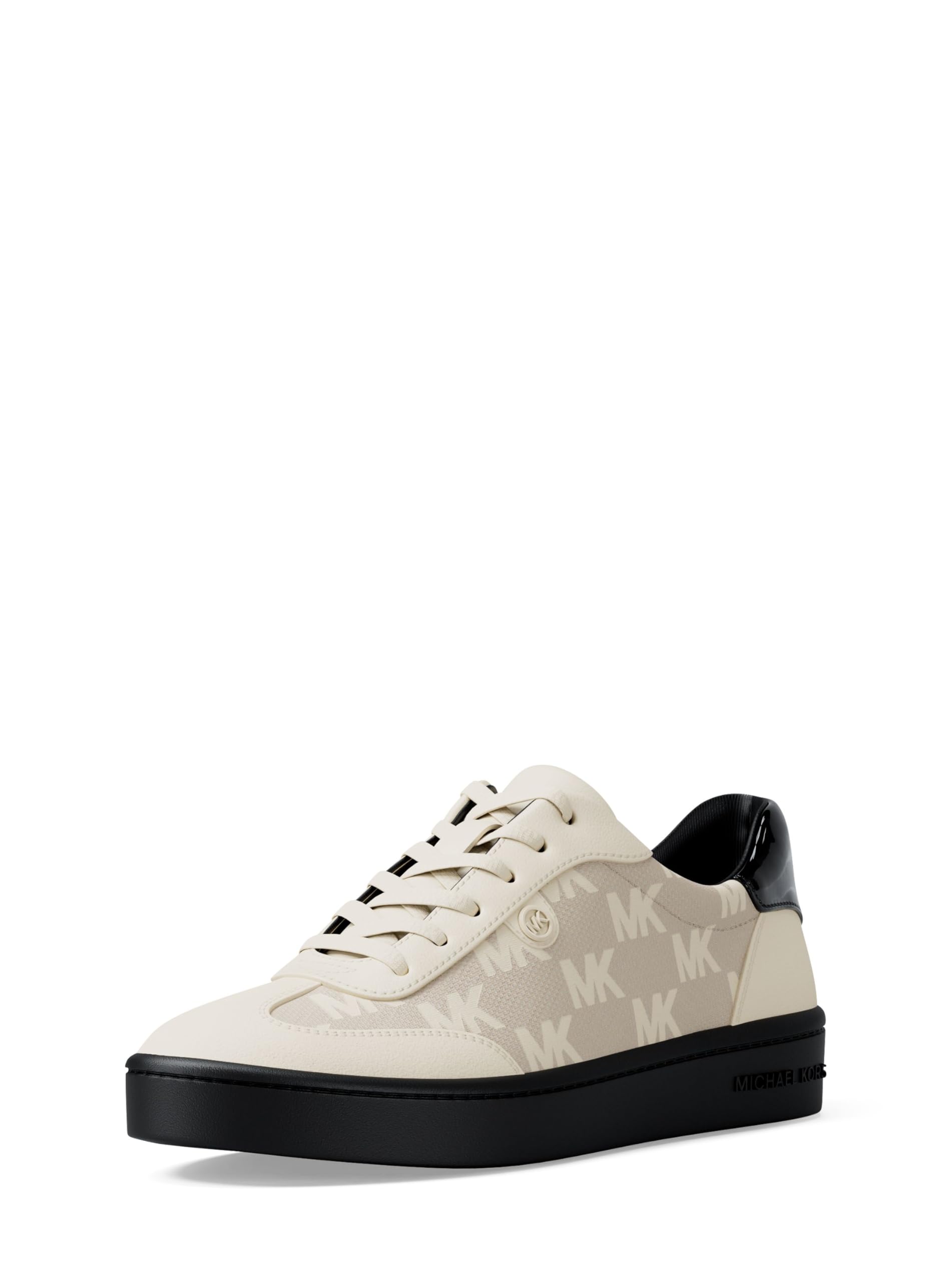 Michael Kors Women’s Scotty Lace Up Sneaker, Black, 5