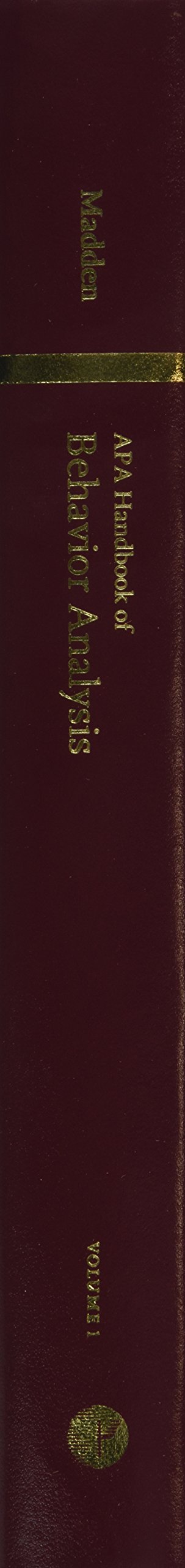 Apa Handbook Of Behavior Analysis Apa Handbooks In - 