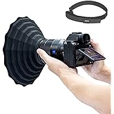 [Upgraded] Silicone Lens Hood,Anti Reflective Camera Lens Hood for Diameter 73-88mm Lens,Foldable Reversible Lens Shade for Canon EF 17-40 18-200 EF-S 10-22 Nikon AF-S 10-24 16-35 17-55 and More Lens