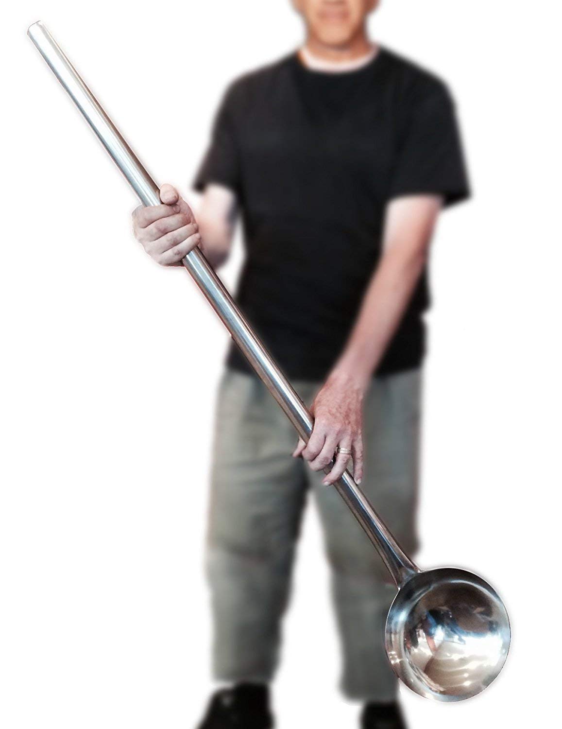 Giant Oversized Ladle, Large Pot Spoon Almost 4 Feet Long, Big Spoon