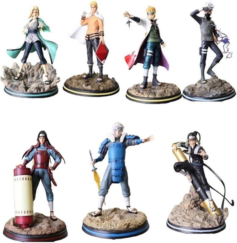 Hhh Naruto Shippuden Statue Naruto Kakashi Action Anime Figures Model PVC Toys Doll (Color : Tsunade)