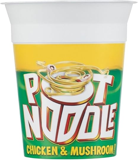 Amazon Pot Noodle Chicken Mushroom Flavour 90g ポットヌードルチキンとマッシュルームの風味 90グラム Pot Noodle 介護用主食