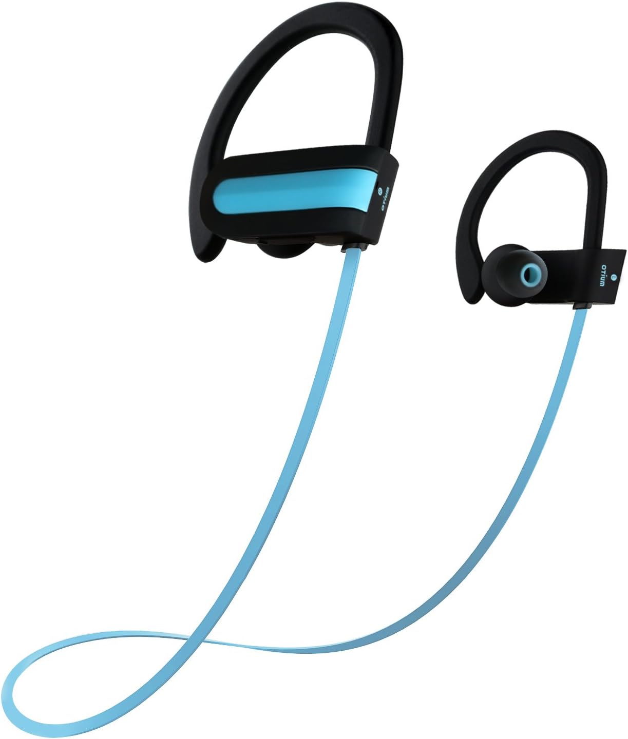 Sports Headphones, Otium Bluetooth Wireless Earbuds in-Ear Sweatproof with Mic - Blue