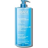 Uriage Extra-rich Dermatological Face & Body Wash for Sensitive Skin, Preserves the Hydrolipidic Film of the Skin, Fresh Foaming Body Cleanser, Paraben & Soap-Free, Physiological pH