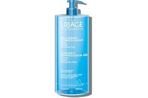 Uriage Extra Rich Dermatological Gel - Face & Body Body Foaming Cleanser For Whole Family - Sensitive Skin - Cleanses, Protec