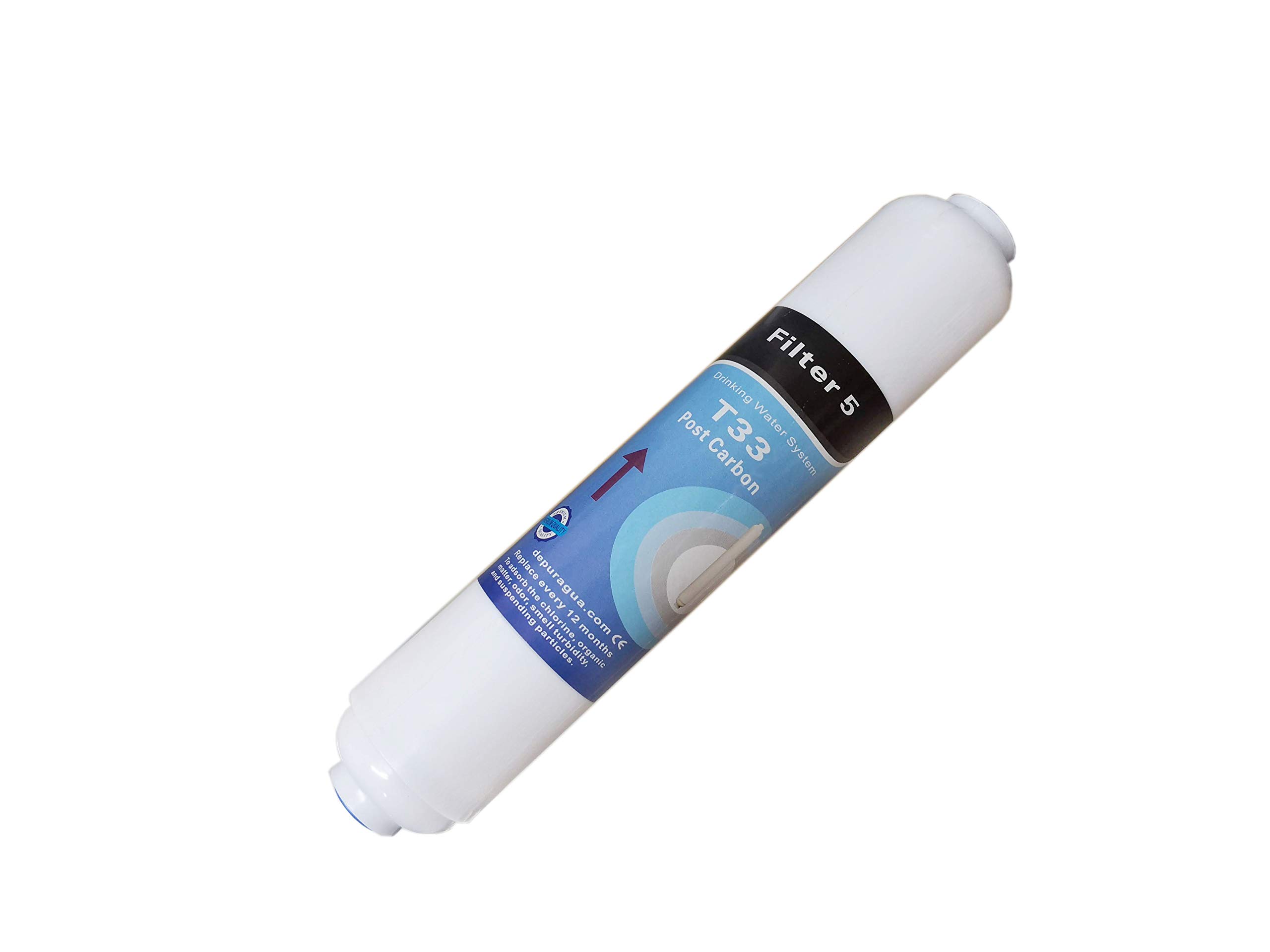 Filtro/PostFiltro de carbón Activo AS-Filter para Osmosis Inversa 10"