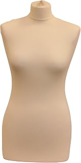 Ace of Space Female Tailors Dummy Dressmakers Mannequin Cream 10/12 Lightwood view 4